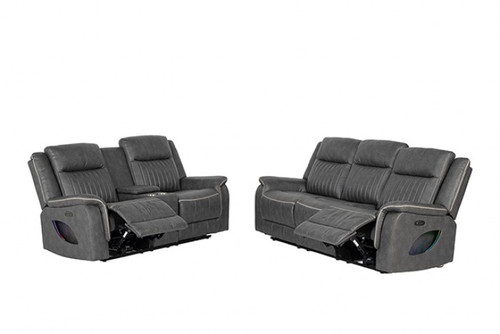 Arturus Power Sofa + Loveseat (NX6061DG-PM-2PC)