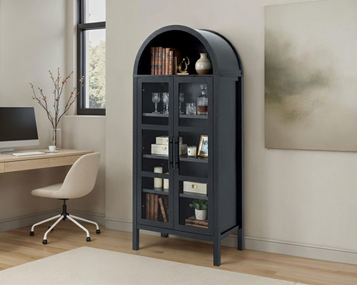 Gateshead Arched Cabinet (SL-AC8001BK-3A)