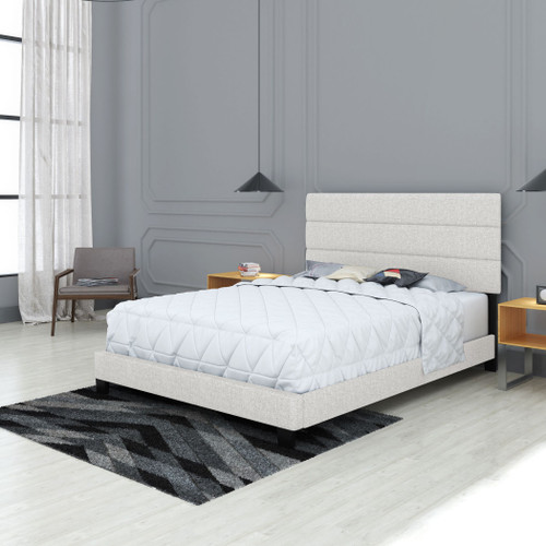 Sicily Platform Bed Egg Shell QN