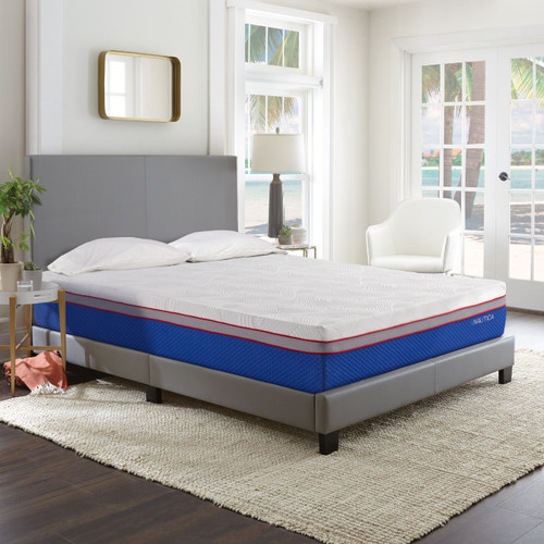 Nautica Serenity 12" Gel Memory Foam Mattress Ek