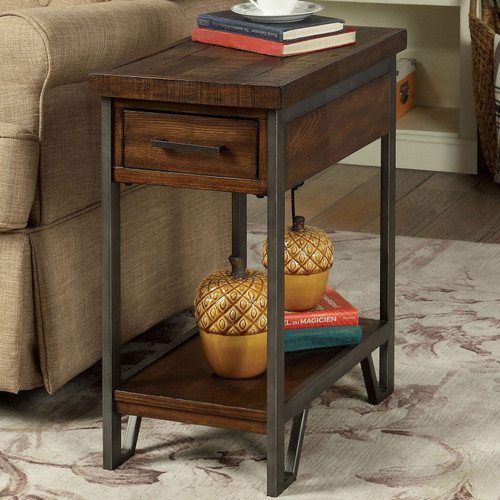 Brick Attic - Side Table - Oak / Multi (CM-AC286)