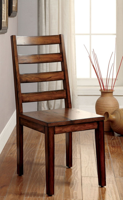 Maddison - Side Chair (Set of 2) - Tobacco Oak (CM3606SC-2PK)