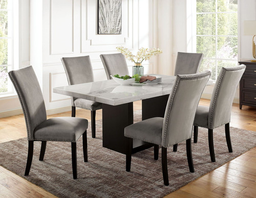 Kian - Dining Table - White / Black (CM3744T-TABLE)