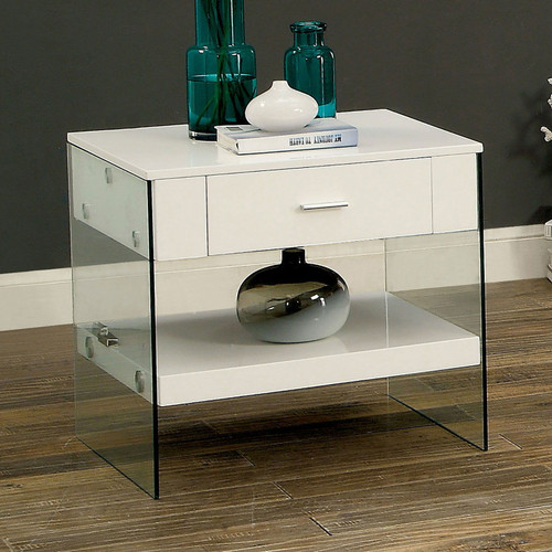 Raya - End Table - White (CM4451WH-E)