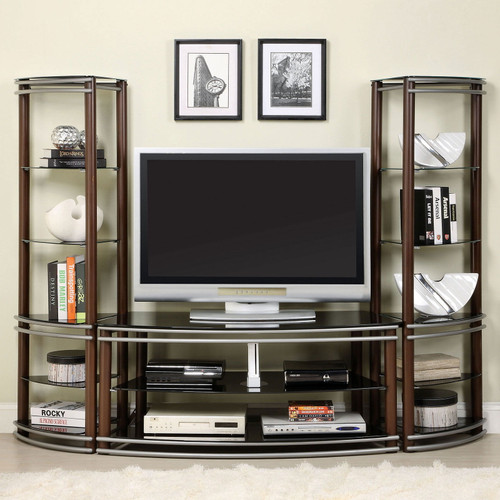 Silver Creek - TV Console - Brown / Silver (CM5510-TV)