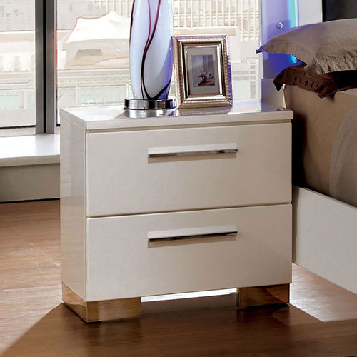 Clementine - Nightstand - Glossy White (CM7201N)