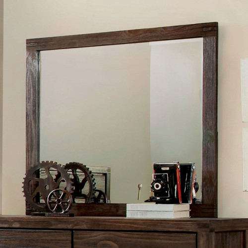 Rexburg - Mirror - Wire - Brushed Rustic Brown (CM7382M)