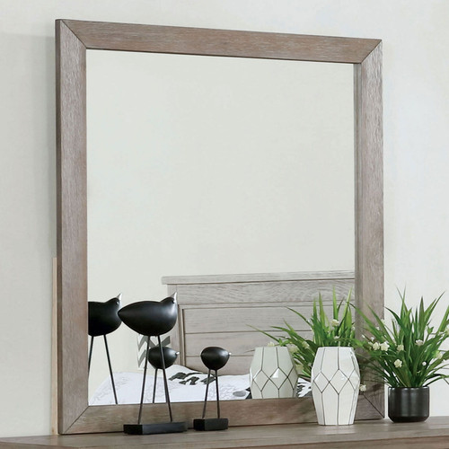 Vevey - Mirror - Wire - Brushed Warm Gray (FOA7175M)