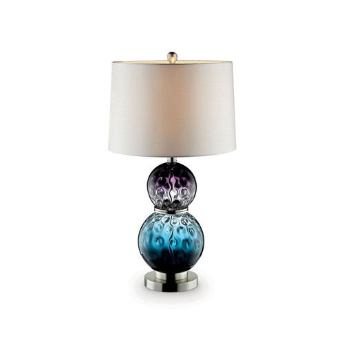 Camila - Glass Table Lamp - Purple / Blue (L95722)