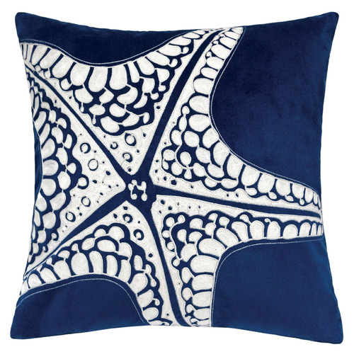 Jude - Pillow (Set of 2) - White / Blue (PL8083-2PK)