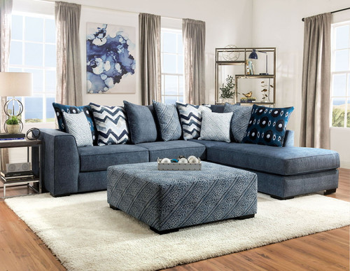 Brielle - Sectional - Blue (SM5146-SECT)