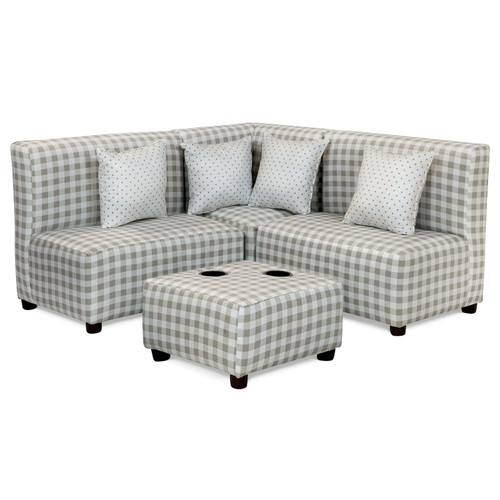 Bethanie - Kids Sectional - Green (AM1102)