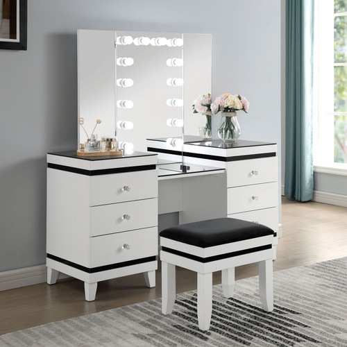 Madonna - Vanity Set - White (CM-DK824WH-PK)