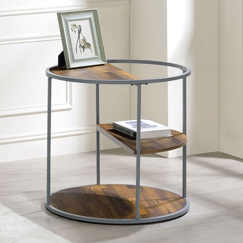 Orrin - End Table - Gray / Walnut (CM4396GY-E)