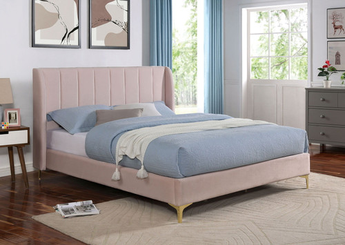 Pearl - Queen Bed - Light Pink (CM7459PK-Q-BED)