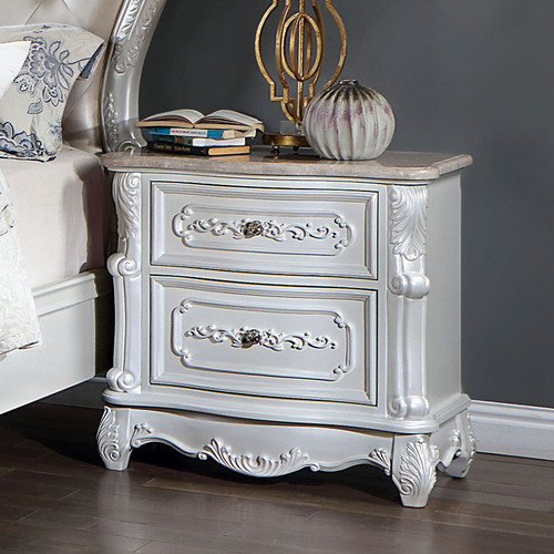 Rosalind - Nightstand - Pearl White (CM7243WH-N)