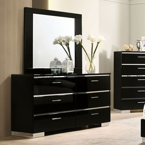 Carlie - Dresser - Black (FOA7039D)