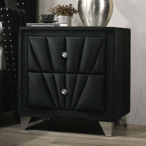 Carissa - Nightstand - Black (CM7164BK-N)