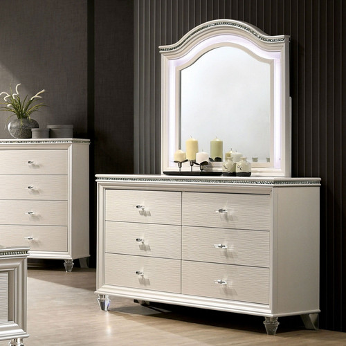 Allie - Dresser - Pearl White (CM7901D)
