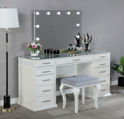 Valentina - Vanity Set - Luminous White (FOA-DK5682WH-PK)