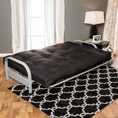 Plosh - Futon Mattress With Inner Spring - Black (FP-2415BK)