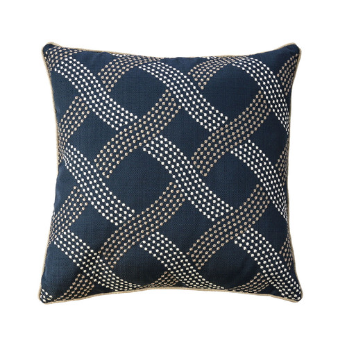 Cici - Pillow (Set of 2) - Navy (PL8033-2PK)