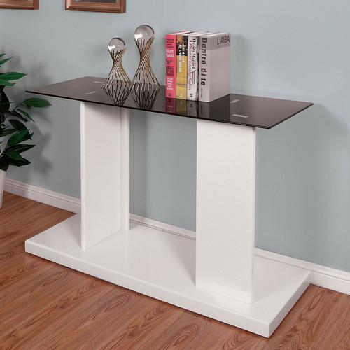 Mannedorf - Sofa Table - Black / White (CM4567WH-S)