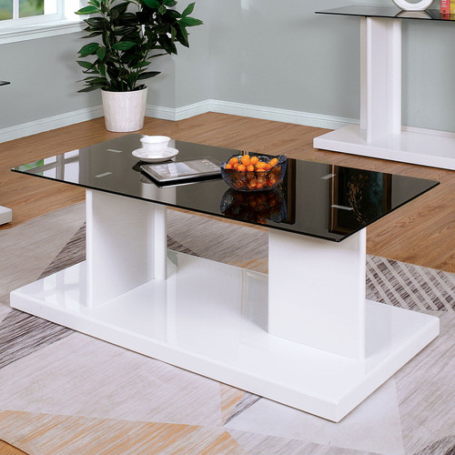 Mannedorf - Coffee Table - Black / White (CM4567WH-C)