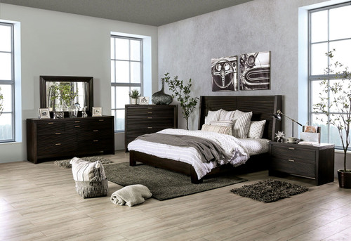 Laurentian - Queen Bed - Dark Walnut (FOA7514Q-BED)