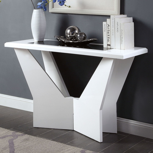 Dubendorf - Sofa Table - White (CM4183WH-S)