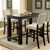 Sania 4 Pc. Bar Table Set, Antique Black (CM3324BK-BT-5PC)