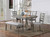 Laquila 5 Pc. Dining Table Set w/ Bench (CM3542GY-T-6PC-BN)