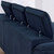 Napanee Sectional w/ Armless Chair, Navy (CM6254BL-SECT+AC)