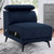 Napanee Sectional w/ Armless Chair, Navy (CM6254BL-SECT+AC)