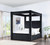 Etherea E.King Bed, Black (CM7482BK-EK-BED)