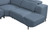 Melancton Power Sectional, Blue (CM9933BL-SECT-PM)