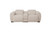 Thaddea Power Loveseat, White (CM9934WH-LV-PM-PK)