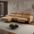 Themis Power Sectional, Left Chaise, Light Brown (CM9937LB-SECT-PM-L)