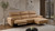 Themis Power Sectional, Right Chaise, Light Brown (CM9937LB-SECT-PM-R)