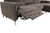 Brande Power Sectional, Right Chaise, Brown (CM9938BR-SECT-PM-R)