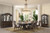Leovanni 6 Pc. Dining Table Set (2AC+4SC) (FM31003DB-T-7PC)