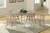 Yate 4 Pc. Dining Set, Natural (FM3102NT-RT-5PC)