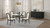 Maidstone 4 Pc. Round Dining Table Set (FM32001BK-RT-5PC)