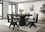 Tottenham 4 Pc. Dining Table Set (FM3222BK-RT-59-5PC)