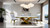 Palazzo 6 Pc. Dining Table Set, Gold/White (FM33002GD-T-7PC-11WH)