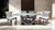 Portanova 6 Pc. Dining Table Set (FM33003SV-T-7PC-14WH)