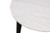 Sabro Round Dining Table w/ Marble Top, Black/White (FM3330BK-RT-TABLE)