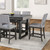 Potton 6 Pc. Counter Ht. Table Set (FM3425GY-PT-7PC-BL)