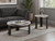 Bogor Round Cocktail Table (FM44007BK-CR)
