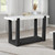 Sundbry Sofa Table, White/Black (FM44010BK-S)